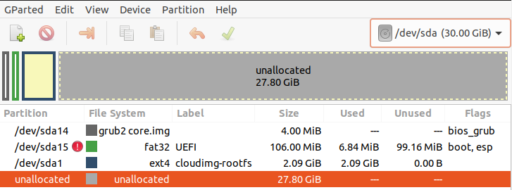 /dev/sda